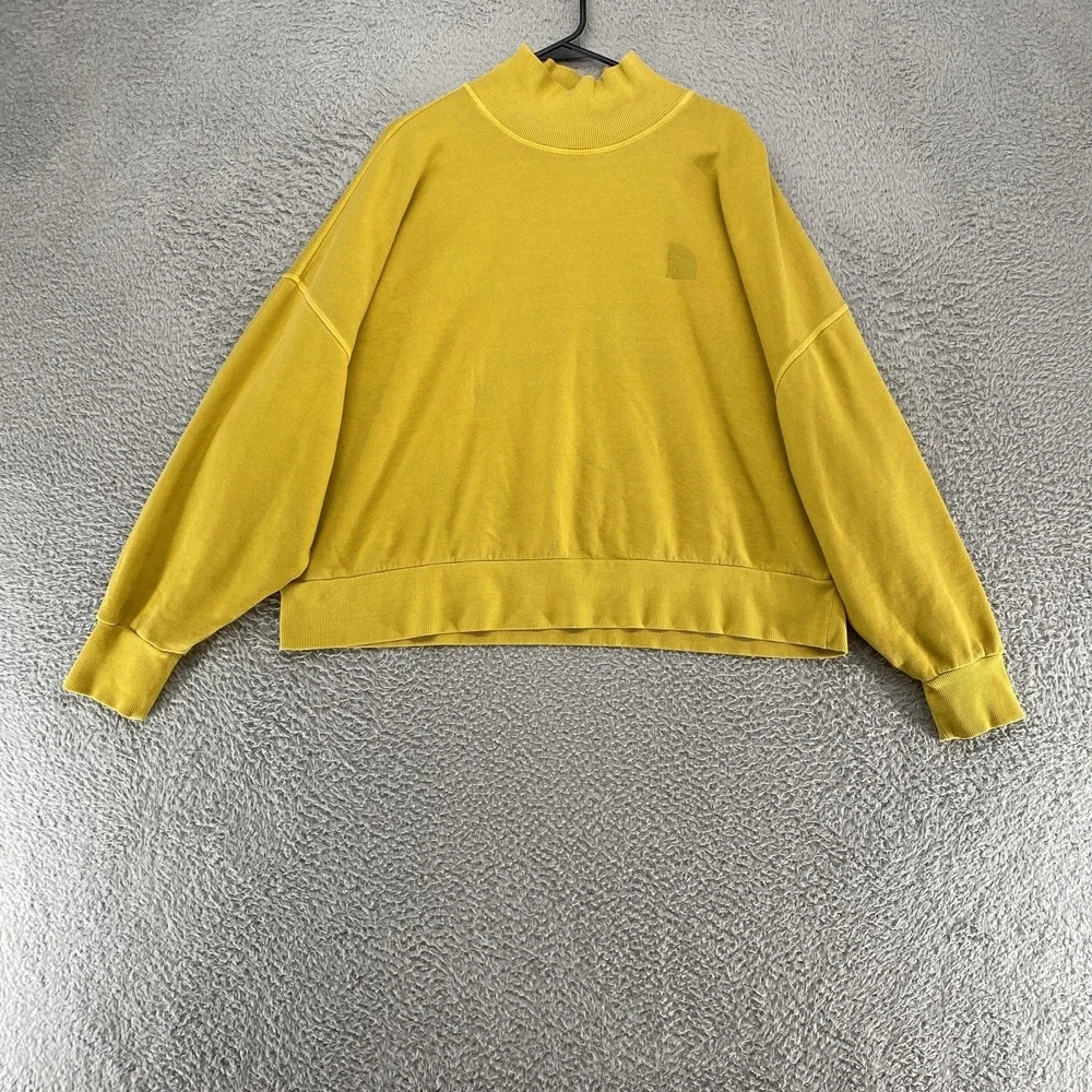 The North Face Sweatshirt‎ Womens XXL Mock Neck Fleece Boxy Relaxed Outdoors